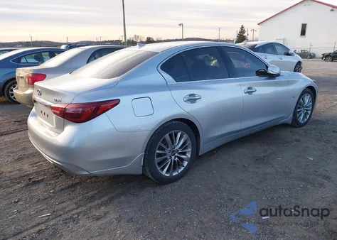 2019 Infiniti Q50 3.0T Luxe from USA, damaged, VIN JN1EV7ARXKM555145
